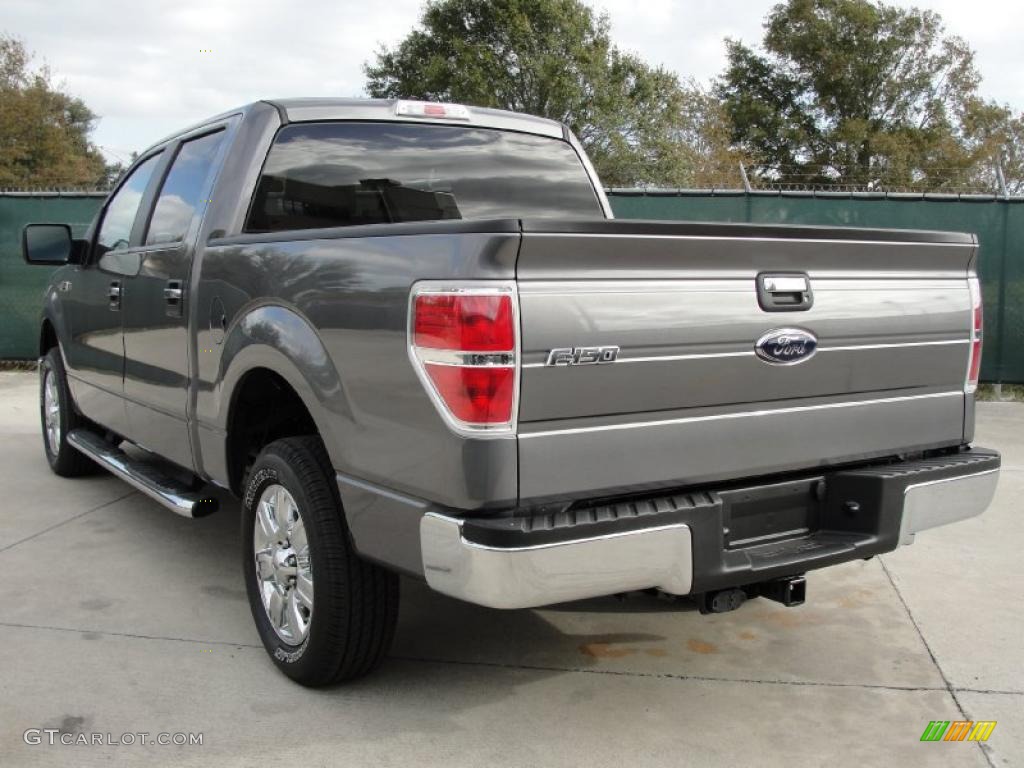 2010 F150 XLT SuperCrew - Sterling Grey Metallic / Medium Stone photo #5