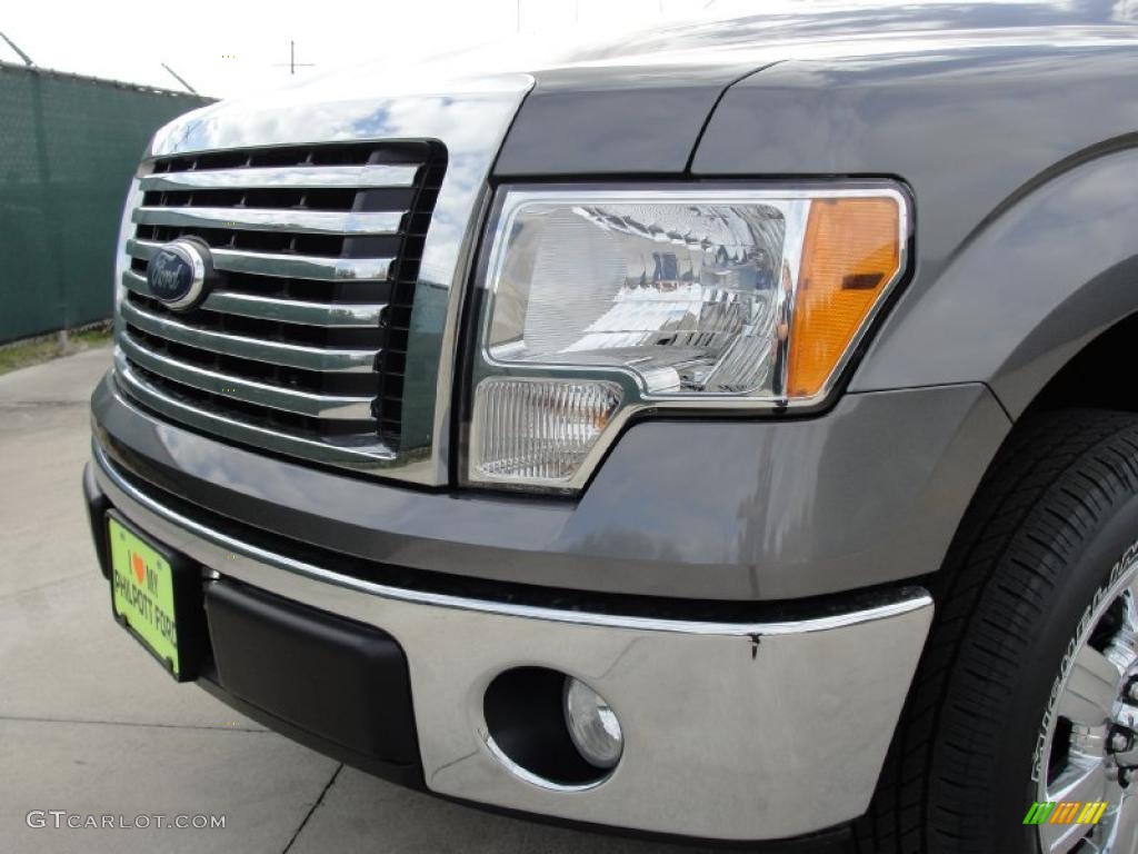 2010 F150 XLT SuperCrew - Sterling Grey Metallic / Medium Stone photo #9