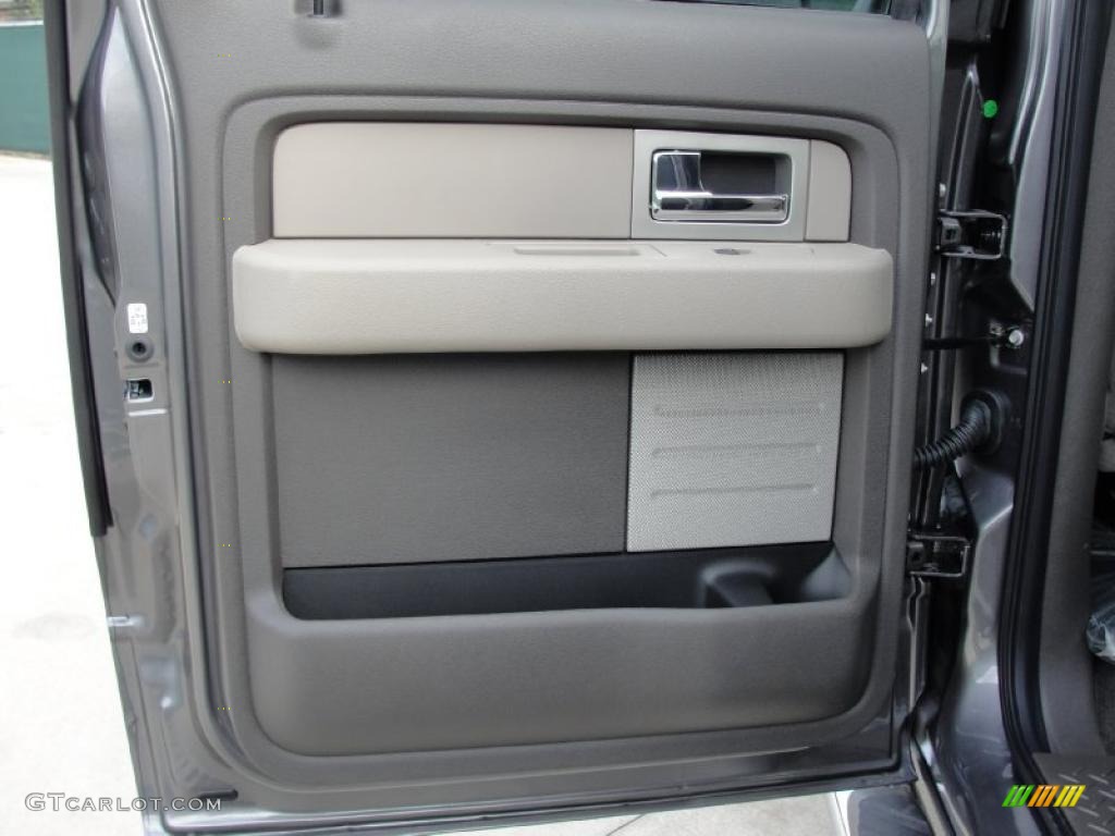 2010 F150 XLT SuperCrew - Sterling Grey Metallic / Medium Stone photo #18