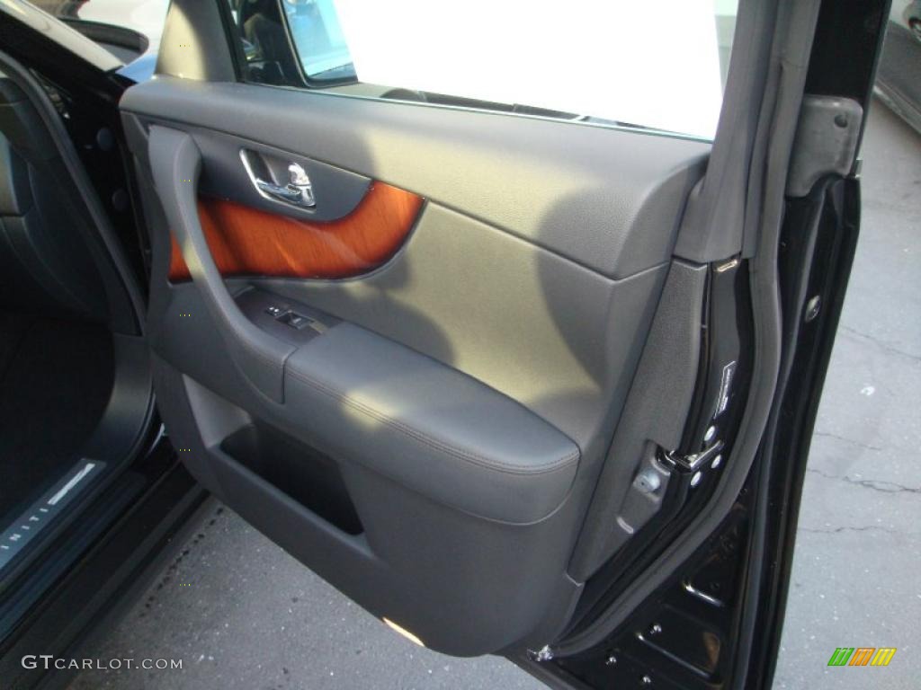 2010 Infiniti FX 35 Graphite Door Panel Photo #41604657