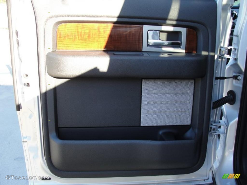 2010 F150 Lariat SuperCrew - Ingot Silver Metallic / Black photo #19