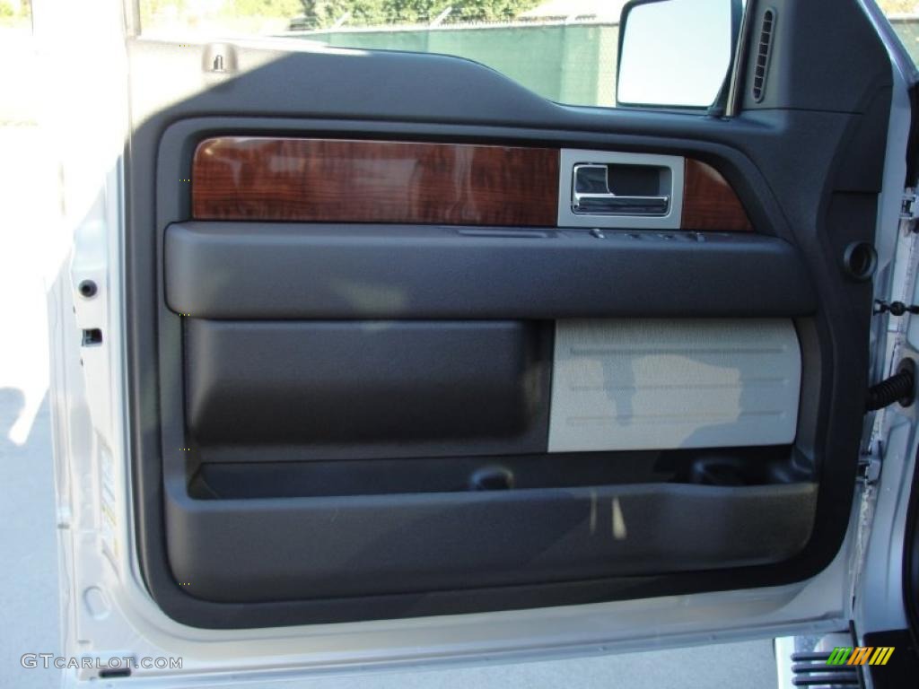 2010 F150 Lariat SuperCrew - Ingot Silver Metallic / Black photo #21