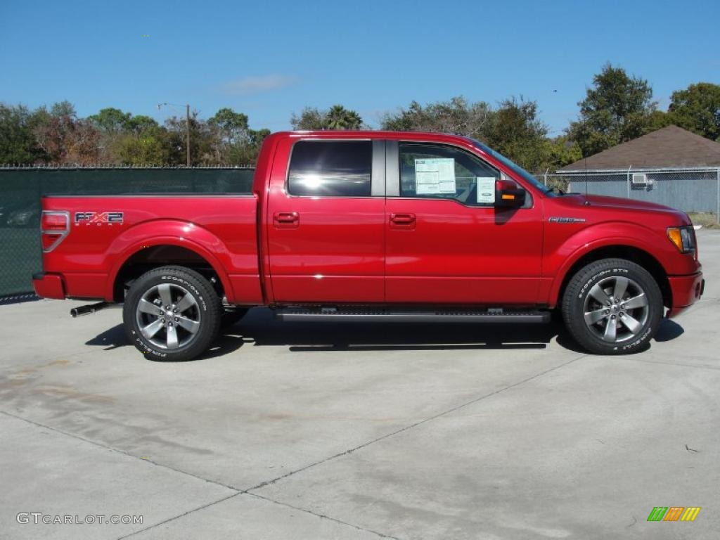 Red Candy Metallic 2010 Ford F150 FX2 SuperCrew Exterior Photo #41605261
