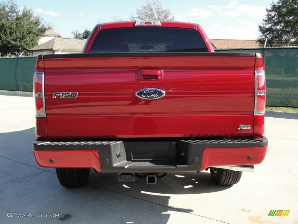 2010 F150 FX2 SuperCrew - Red Candy Metallic / Black photo #4