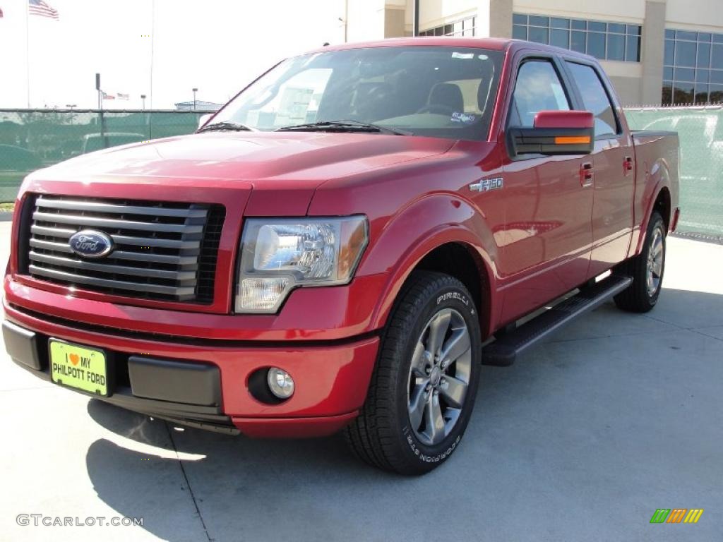 Red Candy Metallic 2010 Ford F150 FX2 SuperCrew Exterior Photo #41605349