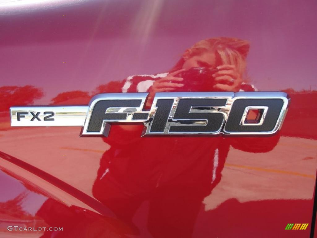 2010 F150 FX2 SuperCrew - Red Candy Metallic / Black photo #12