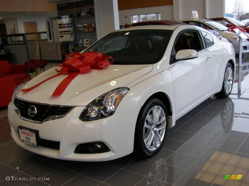 2011 Winter Frost White Nissan Altima 3 5 Sr Coupe 41534885