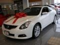 Winter Frost White 2011 Nissan Altima 3.5 SR Coupe