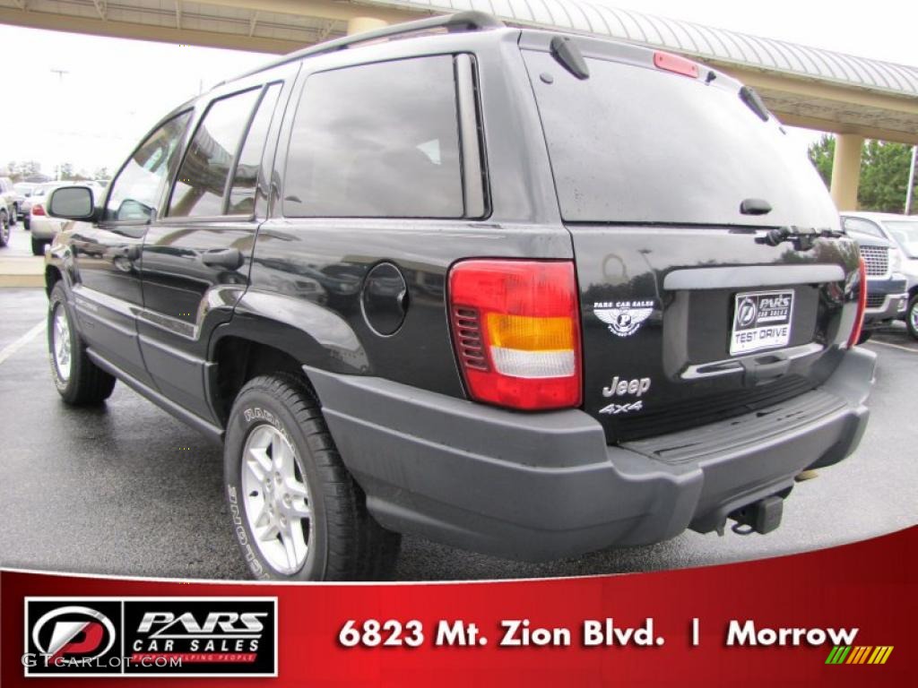2003 Grand Cherokee Laredo 4x4 - Brilliant Black / Dark Slate Gray photo #2