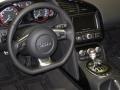 Black Fine Nappa Leather Steering Wheel Photo for 2011 Audi R8 #41605749