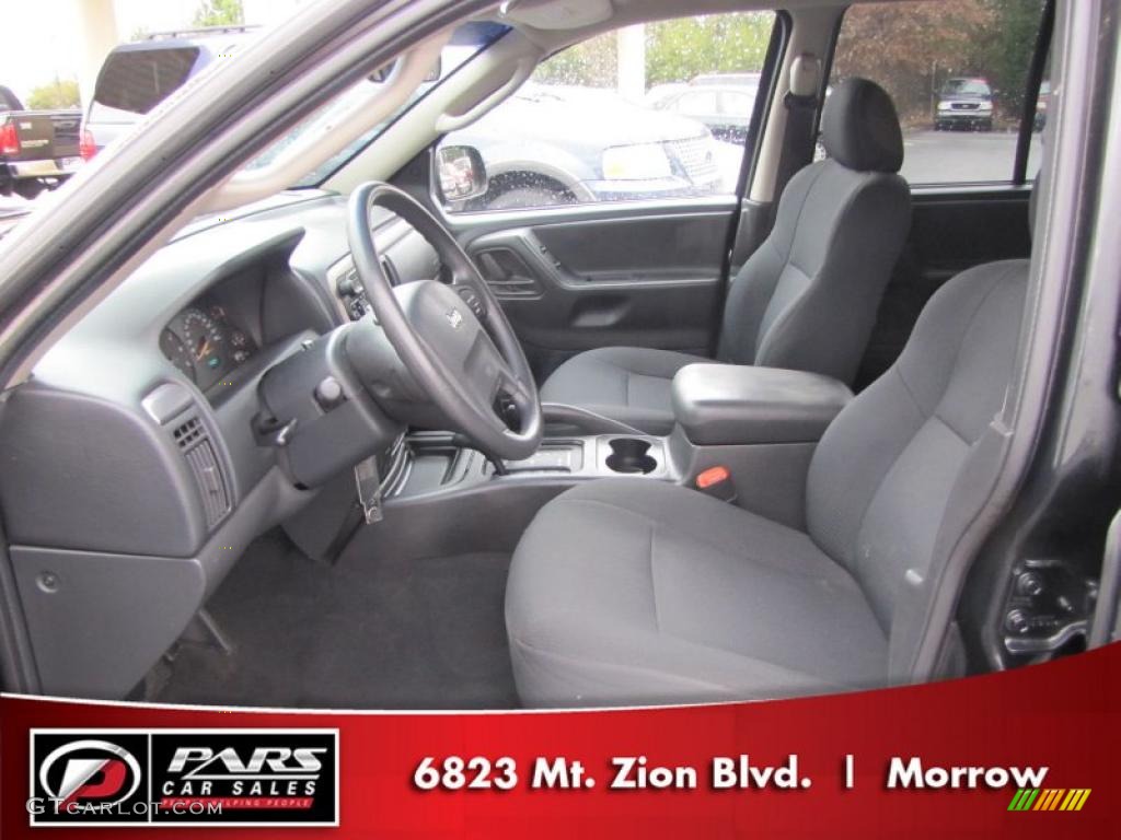 2003 Grand Cherokee Laredo 4x4 - Brilliant Black / Dark Slate Gray photo #6