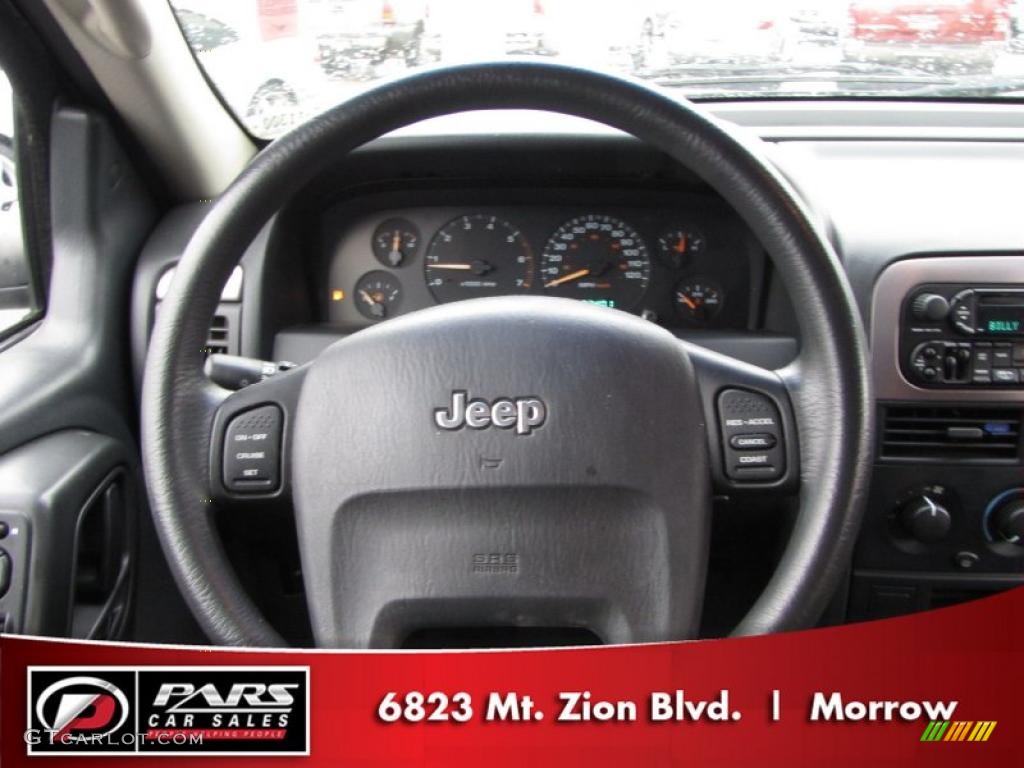 2003 Grand Cherokee Laredo 4x4 - Brilliant Black / Dark Slate Gray photo #13