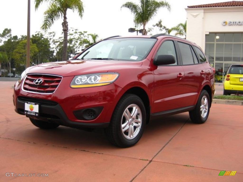 Sonoran Red 2011 Hyundai Santa Fe GLS AWD Exterior Photo #41606005