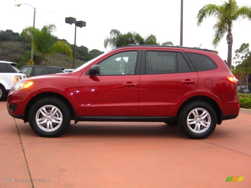 Sonoran Red 2011 Hyundai Santa Fe GLS AWD Exterior Photo #41606037