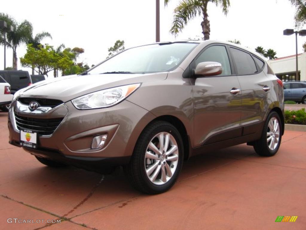 2011 Tucson Limited AWD - Chai Bronze / Black/Saddle photo #1