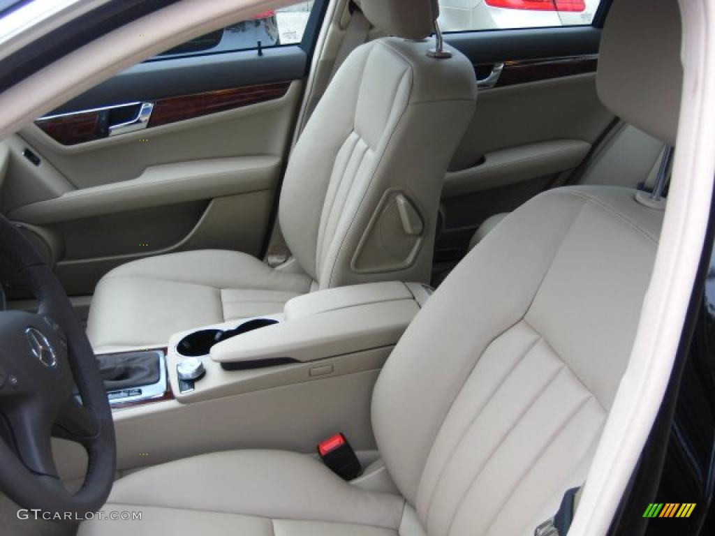 Almond/Mocha Interior 2011 Mercedes-Benz C 350 Sport Photo #41606201