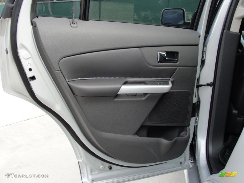 2011 Ford Edge Sport Charcoal Black/Silver Smoke Metallic Door Panel Photo #41606205