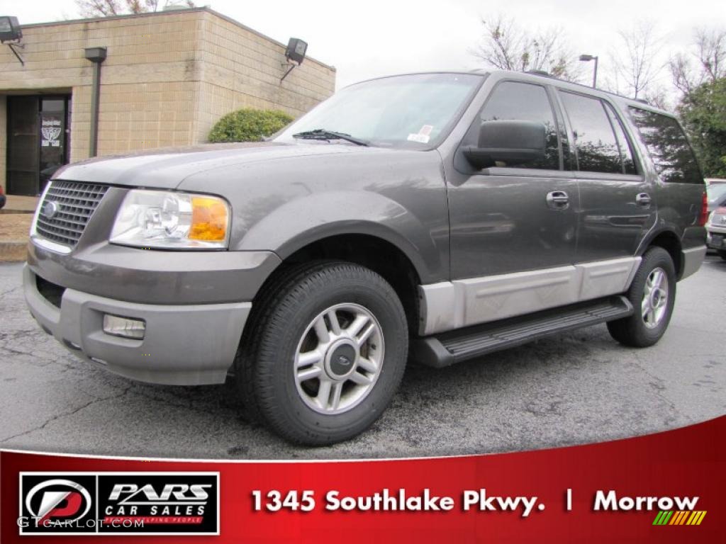 2003 Expedition XLT - Dark Shadow Grey Metallic / Medium Parchment photo #1
