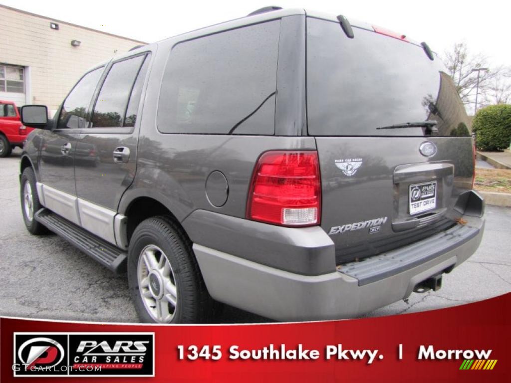 2003 Expedition XLT - Dark Shadow Grey Metallic / Medium Parchment photo #2
