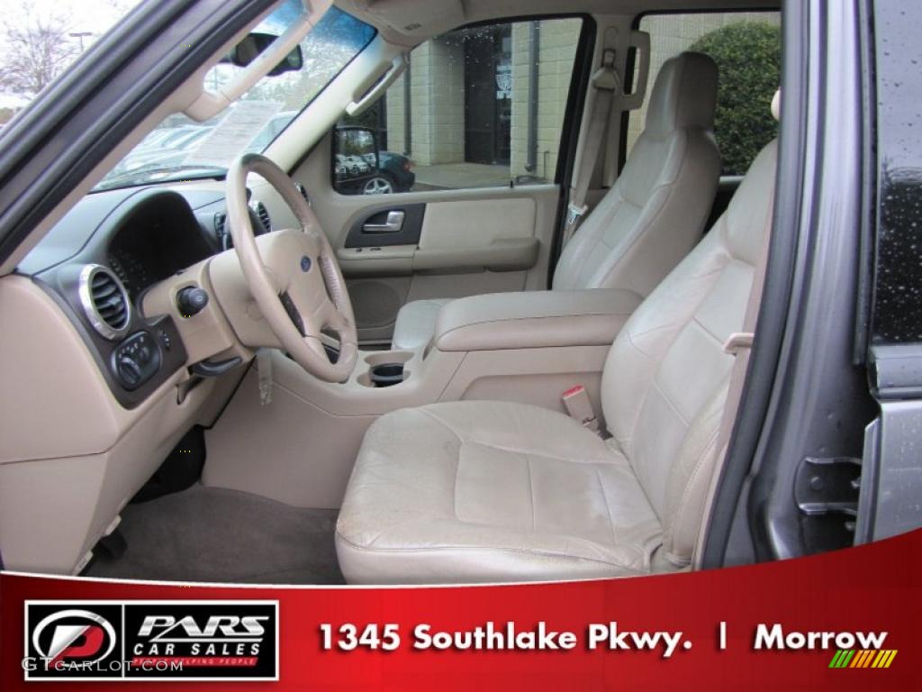 2003 Expedition XLT - Dark Shadow Grey Metallic / Medium Parchment photo #5