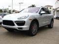 2011 Classic Silver Metallic Porsche Cayenne Turbo  photo #1