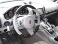 Platinum Grey 2011 Porsche Cayenne Turbo Interior Color