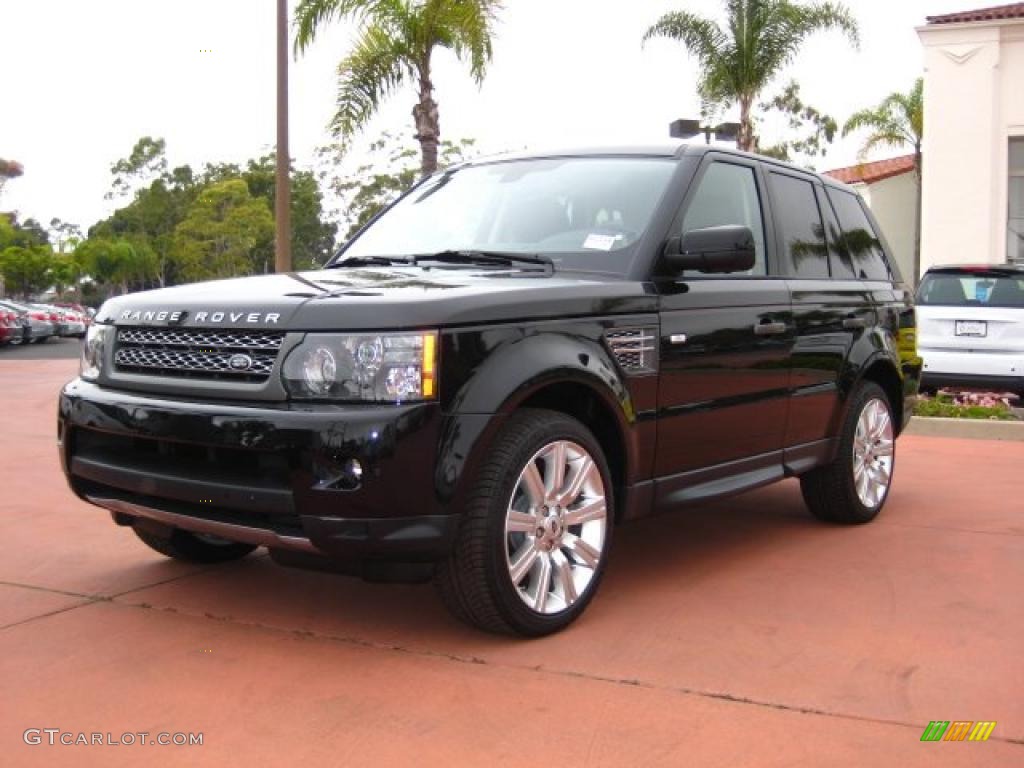Santorini Black Metallic 2011 Land Rover Range Rover Sport Supercharged Exterior Photo #41606325