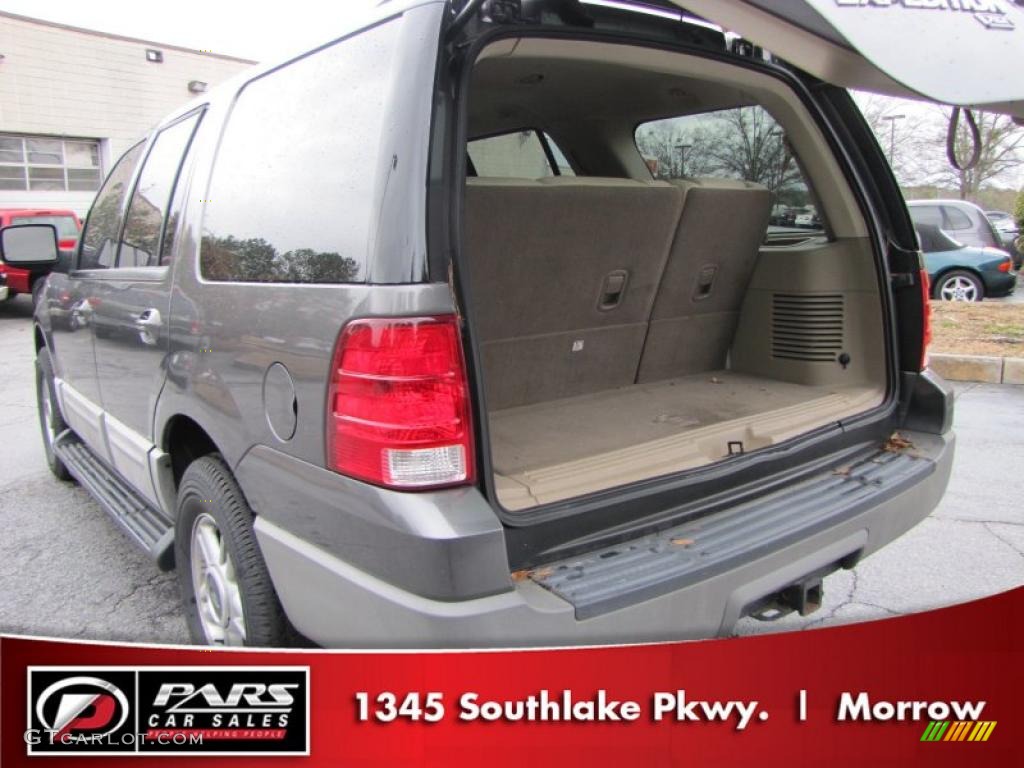 2003 Expedition XLT - Dark Shadow Grey Metallic / Medium Parchment photo #9
