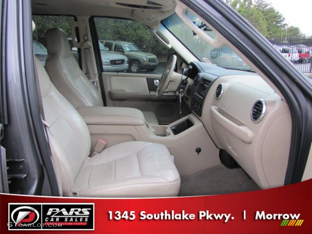 2003 Expedition XLT - Dark Shadow Grey Metallic / Medium Parchment photo #10