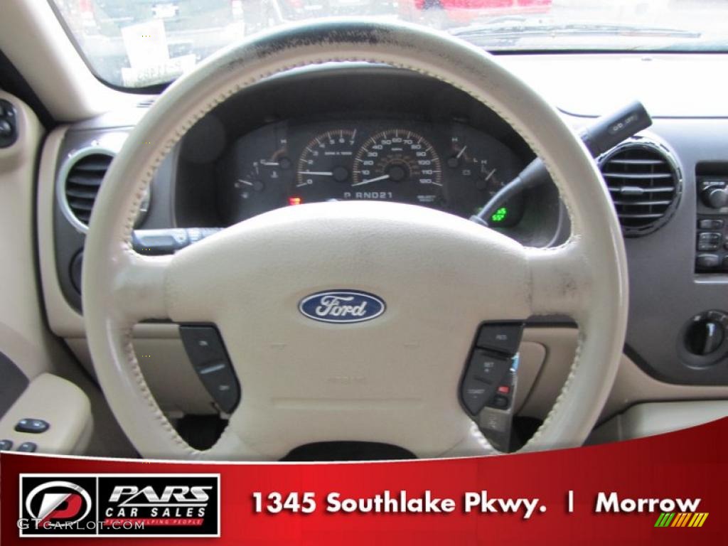 2003 Expedition XLT - Dark Shadow Grey Metallic / Medium Parchment photo #12