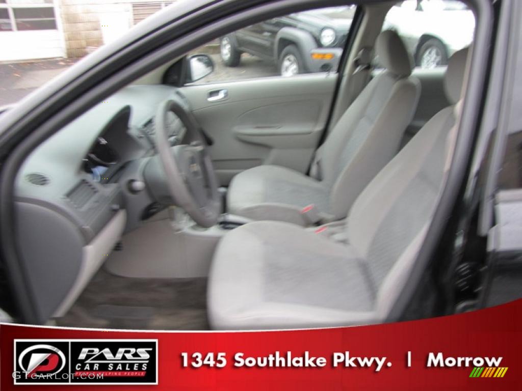 2007 Cobalt LS Sedan - Black / Gray photo #6