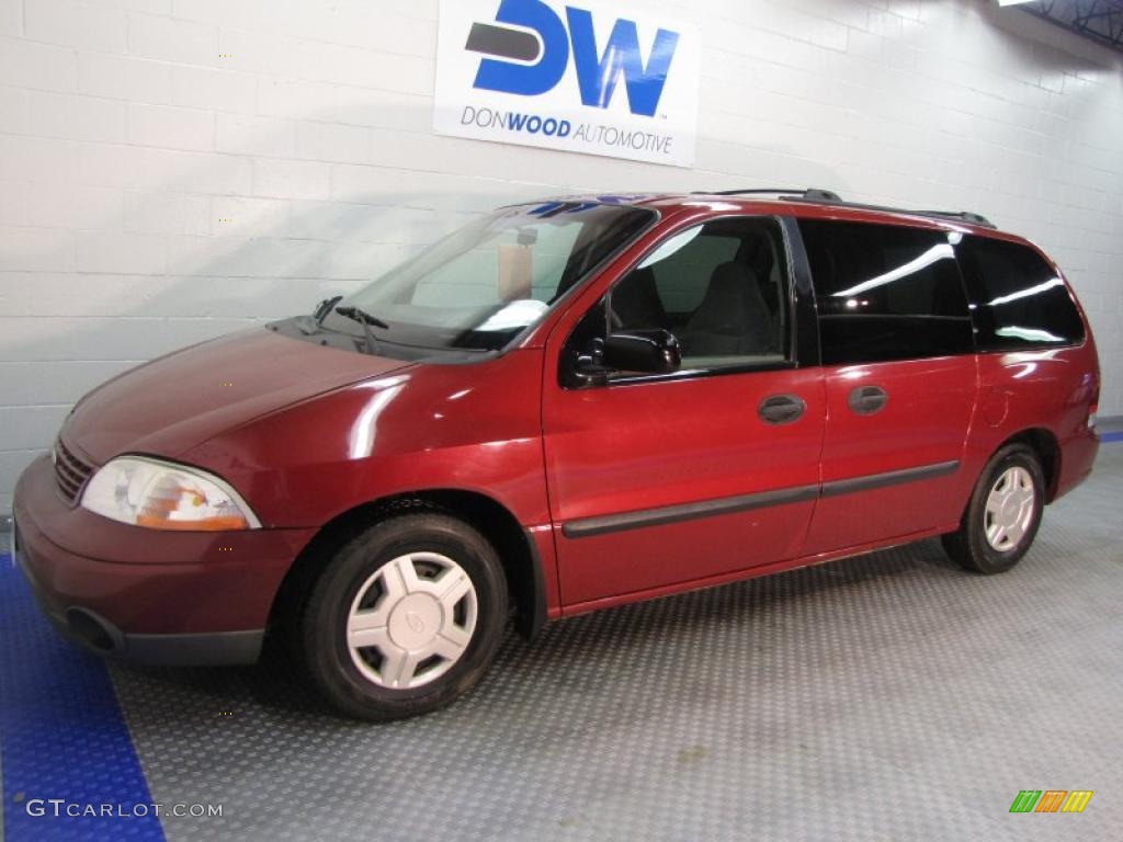 2002 Windstar LX - Matador Red Metallic / Medium Graphite Grey photo #2