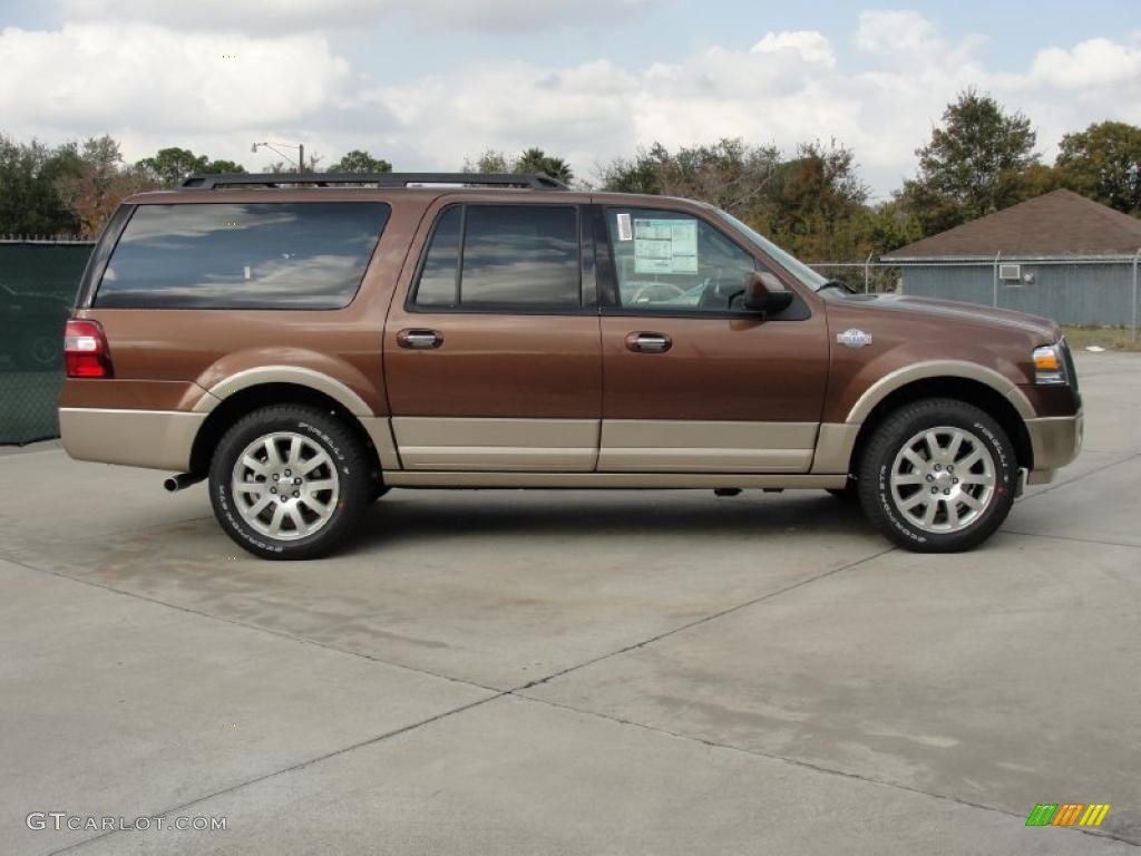 Golden Bronze Metallic 2011 Ford Expedition EL King Ranch Exterior Photo #41607785