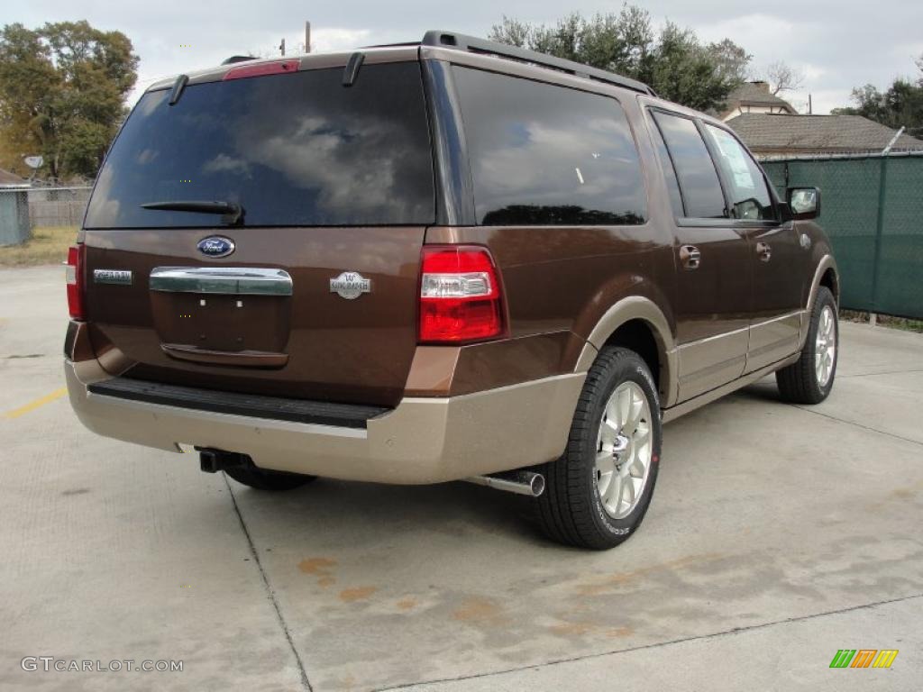 2011 Expedition EL King Ranch - Golden Bronze Metallic / Chaparral Leather photo #3