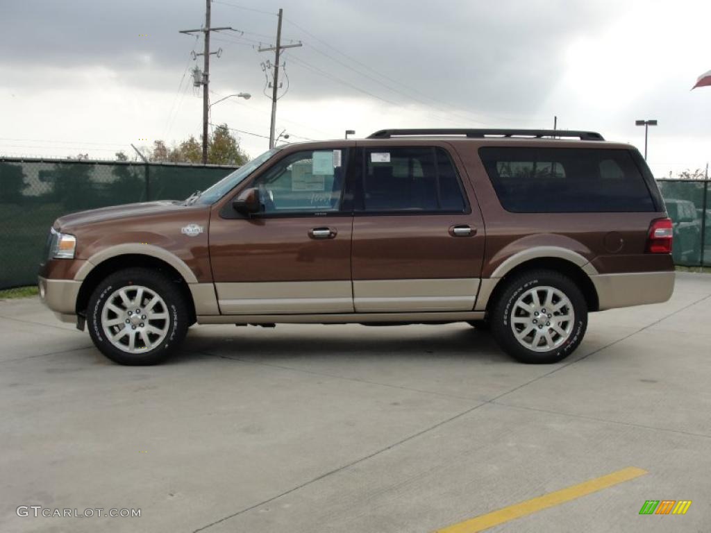 2011 Expedition EL King Ranch - Golden Bronze Metallic / Chaparral Leather photo #6