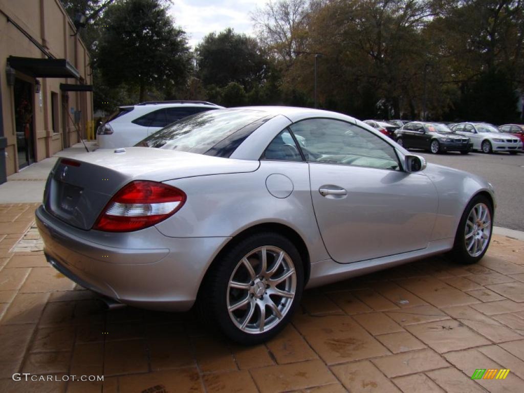 Iridium Silver Metallic 2007 Mercedes-Benz SLK 350 Roadster Exterior Photo #41608137