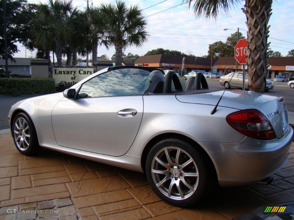 Iridium Silver Metallic 2007 Mercedes-Benz SLK 350 Roadster Exterior Photo #41608165
