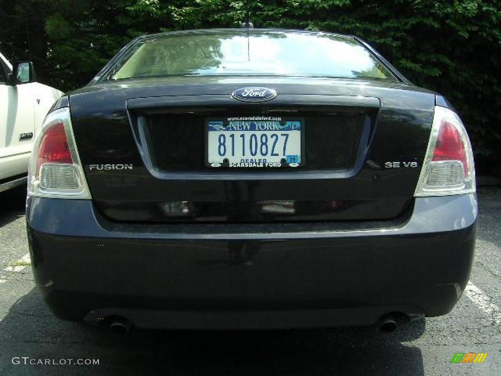 2008 Fusion SE V6 - Black Ebony / Camel photo #4