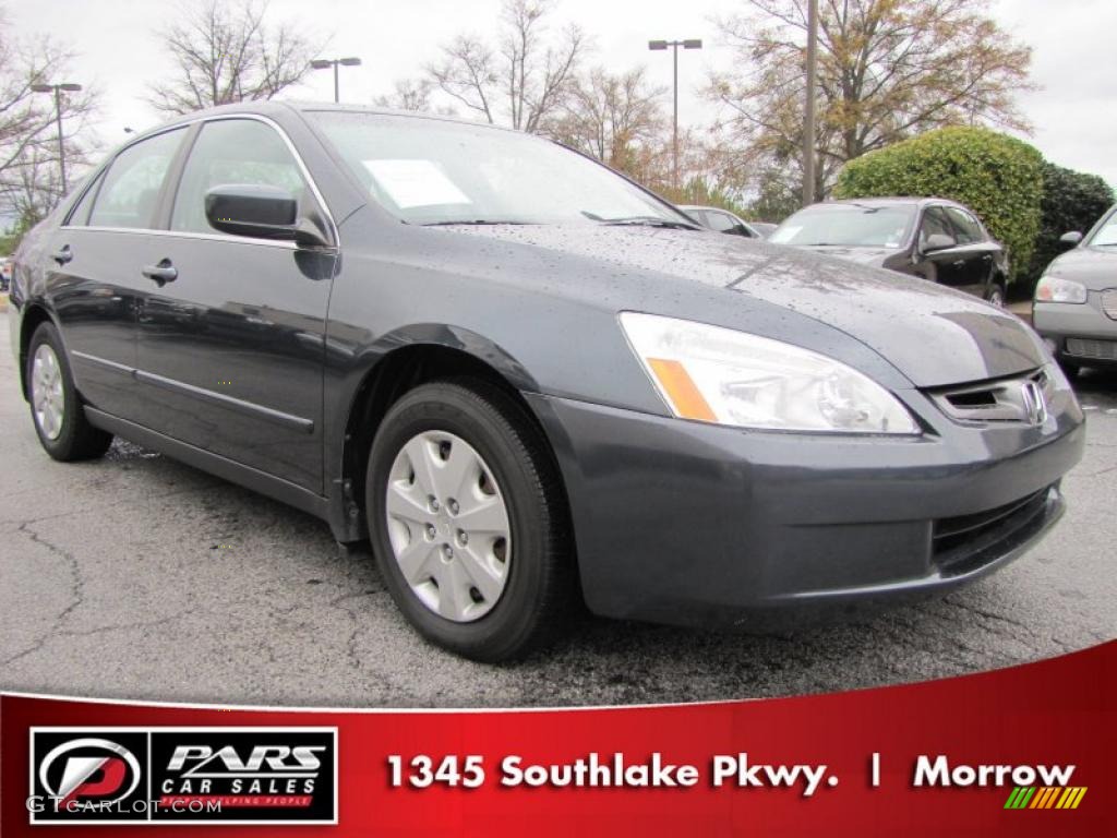 2003 Accord LX Sedan - Graphite Pearl / Gray photo #4