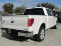 2011 White Platinum Metallic Tri-Coat Ford F150 Lariat SuperCrew  photo #3