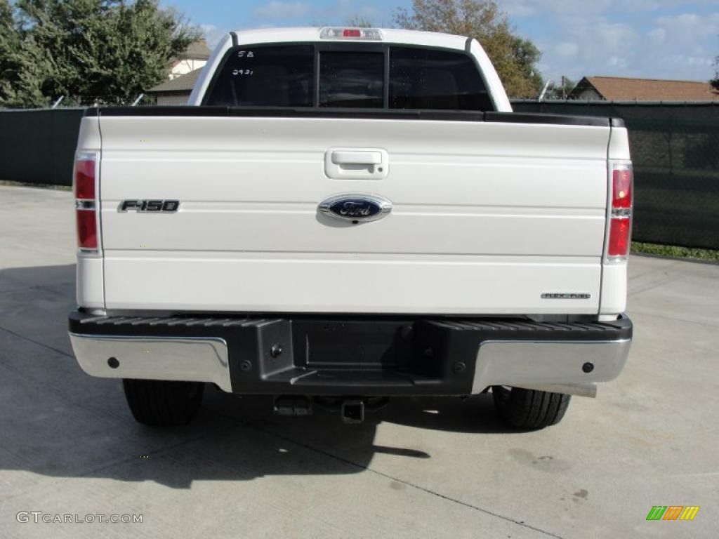 White Platinum Metallic Tri-Coat 2011 Ford F150 Lariat SuperCrew Exterior Photo #41608901