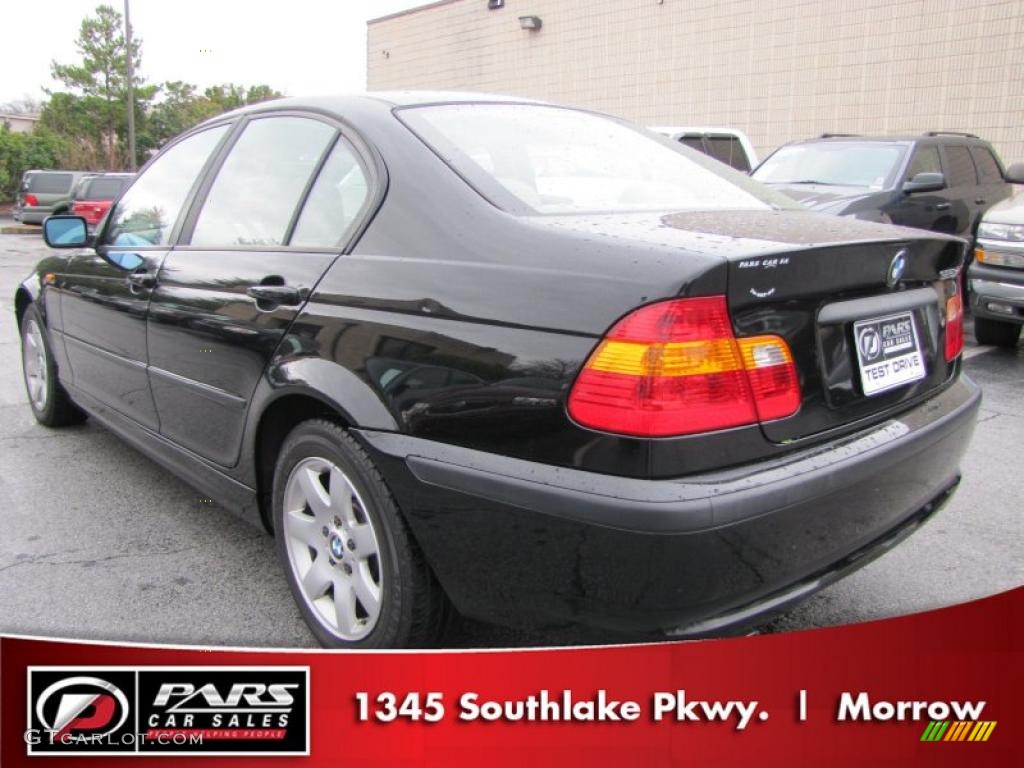 2003 3 Series 325xi Sedan - Jet Black / Sand photo #2