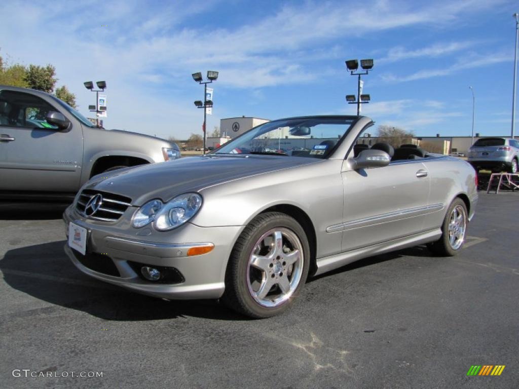 Pewter Metallic 2005 Mercedes-Benz CLK 500 Cabriolet Exterior Photo #41609381