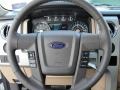 Pale Adobe 2011 Ford F150 Lariat SuperCrew Steering Wheel