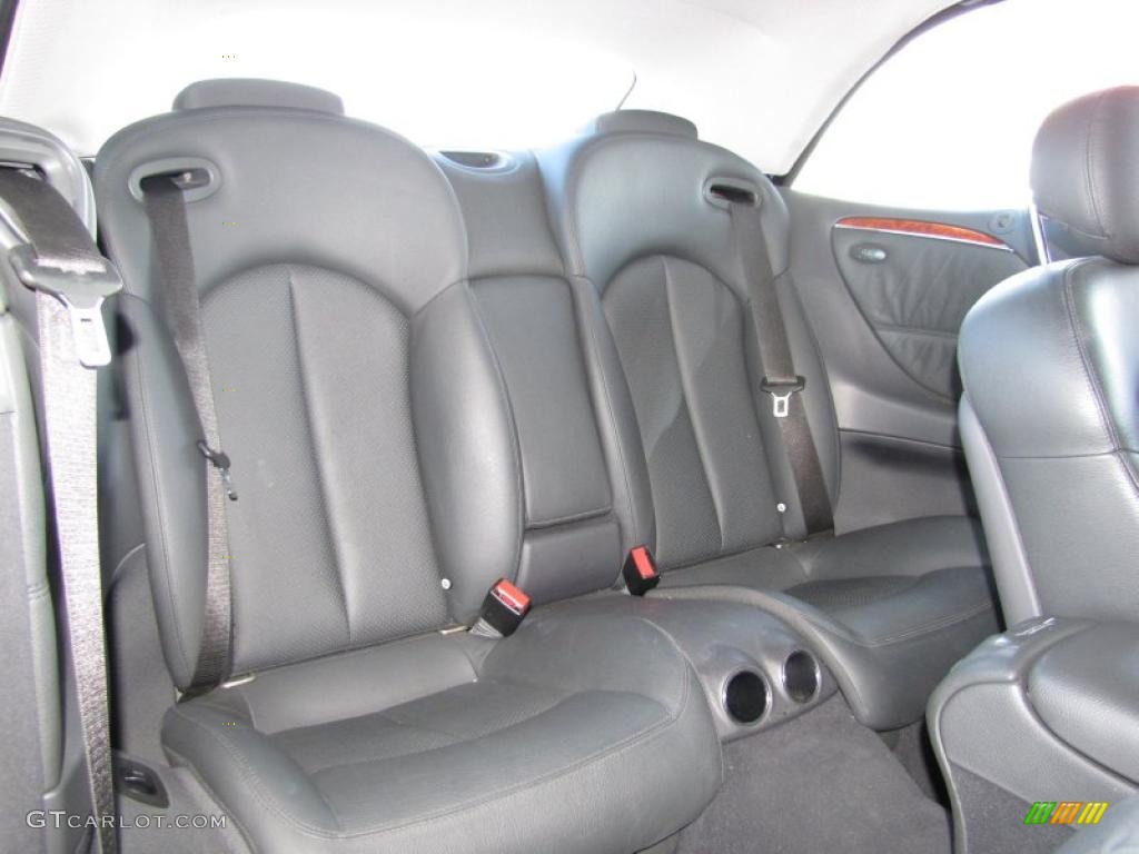 Charcoal Interior 2005 Mercedes-Benz CLK 500 Cabriolet Photo #41609517