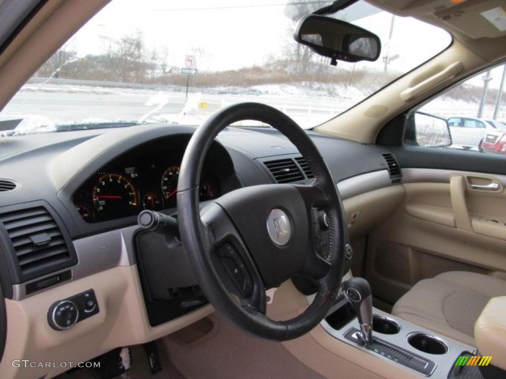 Tan Interior 2008 Saturn Outlook XE AWD Photo #41610720