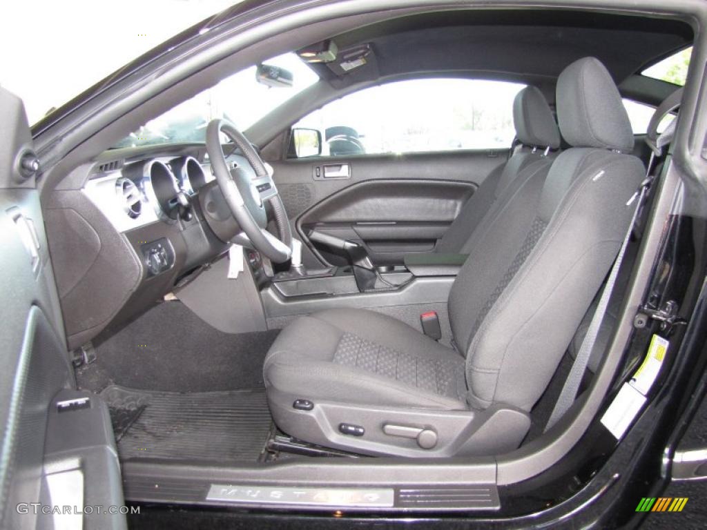Black Interior 2008 Ford Mustang GT Deluxe Coupe Photo #41610792