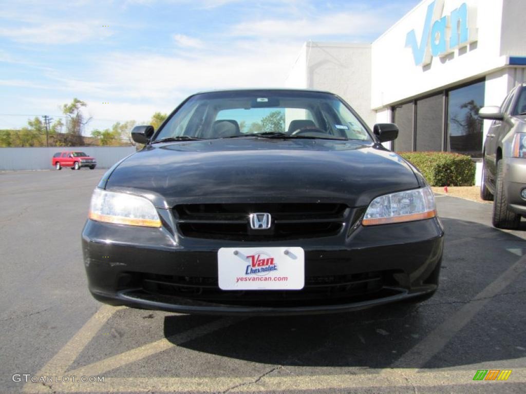 1999 Accord EX V6 Sedan - Flamenco Black Pearl / Ivory photo #2