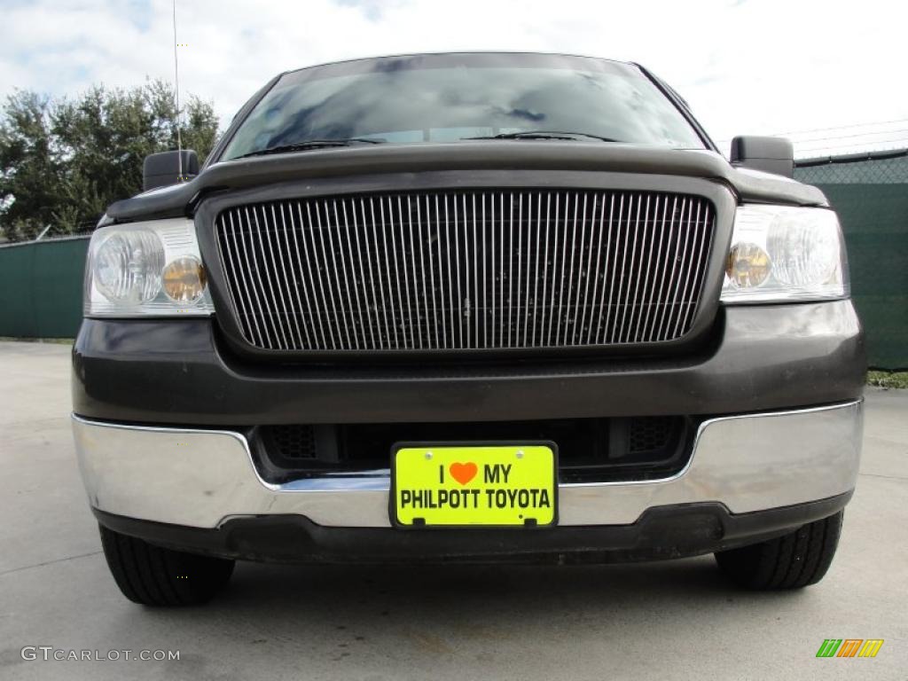 2005 F150 XLT SuperCrew - Dark Stone Metallic / Tan photo #9