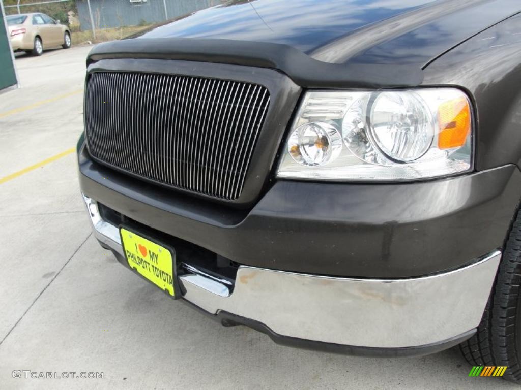 2005 F150 XLT SuperCrew - Dark Stone Metallic / Tan photo #11